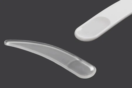 Plastična bela PE spatula 60mm za kreme - 24 kom-1