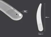 Plastična bela PE spatula 60mm za kreme - 24 kom Plastična bela PE spatula 60mm za kreme - 24 kom