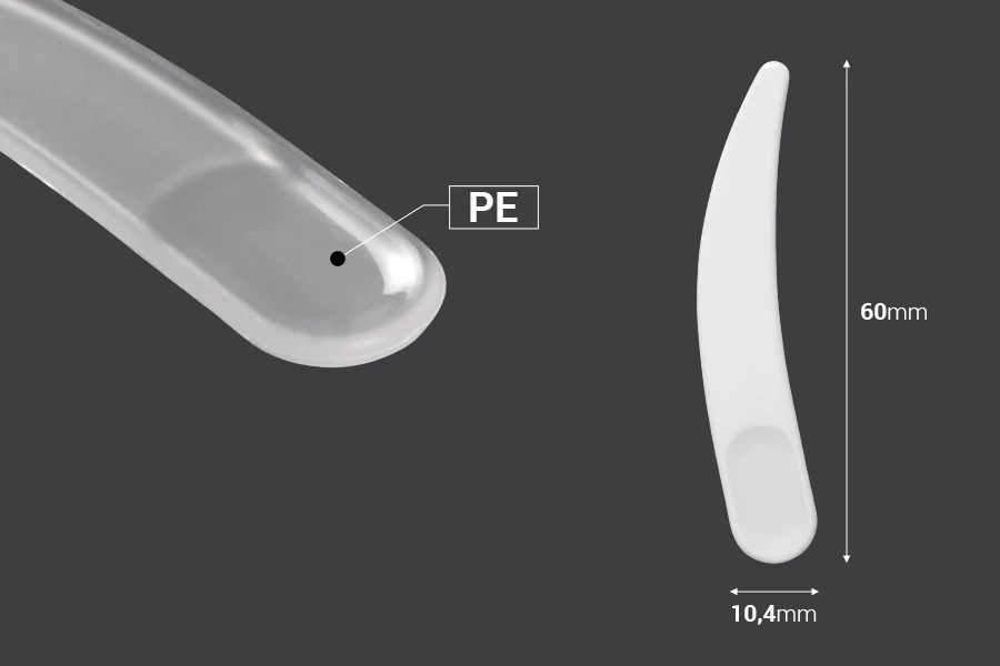 Plastična bela PE spatula 60mm za kreme - 24 kom Plastična bela PE spatula 60mm za kreme - 24 kom