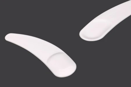 Plastična bela PE spatula 54mm za kreme - 24 kom-1