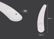 Plastična bela PE spatula 54mm za kreme - 24 kom Plastična bela PE spatula 54mm za kreme - 24 kom