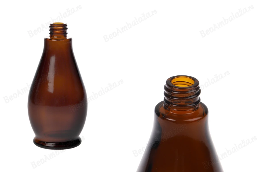 Staklena braon bočica 100mL, za etarsko ulje (PP18)-slika_proizvoda