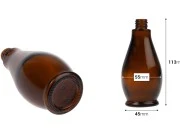 Staklena braon bočica 100mL, za etarsko ulje (PP18)