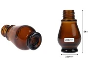 Staklena braon bočica 10mL, za etarsko ulje (PP18) Staklena braon bočica 10mL, za etarsko ulje (PP18)