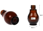 Staklena braon bočica 20mL, za etarsko ulje (PP18) Staklena braon bočica 20mL, za etarsko ulje (PP18)
