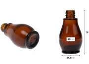 Staklena braon bočica 30mL, za etarsko ulje (PP18) Staklena braon bočica 30mL, za etarsko ulje (PP18)