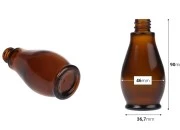 Staklena braon bočica 50mL, za etarsko ulje (PP18) Staklena braon bočica 50mL, za etarsko ulje (PP18)
