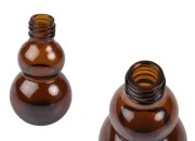 Staklena zaobljena braon bočica 30mL, za etarsko ulje (PP18)