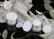 Teglica za kremu sa duplim dnom od 50mL sa zatvaračem i plastičnim međupoklopcem - 6 kom