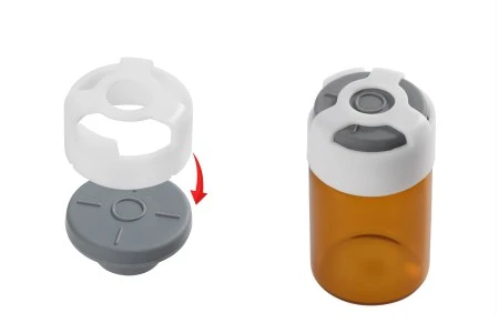 Silikonski čep sa plastičnim sigurnosnim poklopcem - 12 kom-5