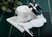 Plastična srebrna PE spatula 71x11mm za kreme - 24 kom