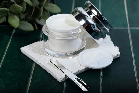 Plastična srebrna PE spatula 71x11mm za kreme - 24 kom-3