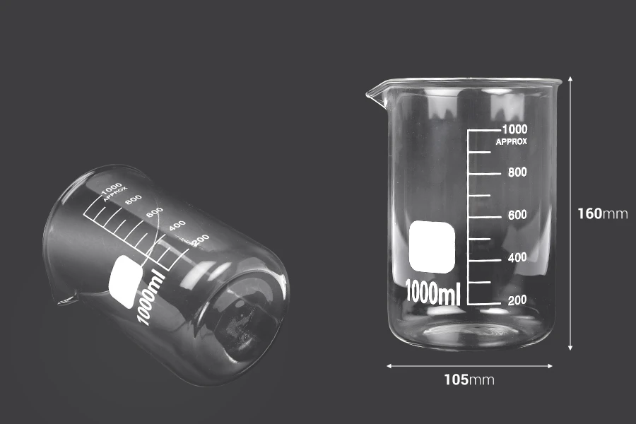 Staklena čaša 1000ml Staklena čaša 1000ml