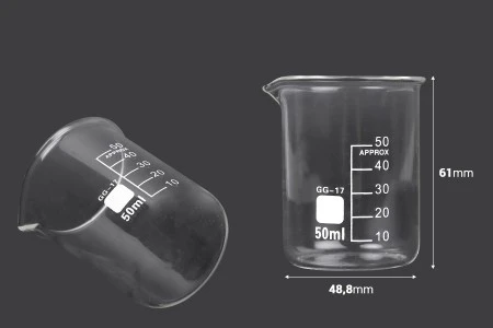Staklena čaša 50mL-2