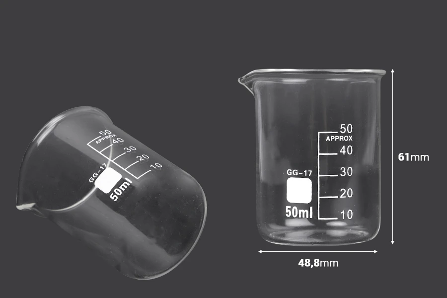 Staklena čaša 50mL Staklena čaša 50mL