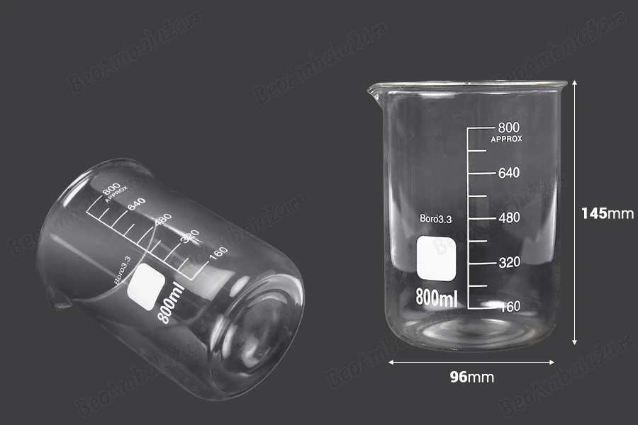 Staklena čaša 800ml-dimenzije_slike
