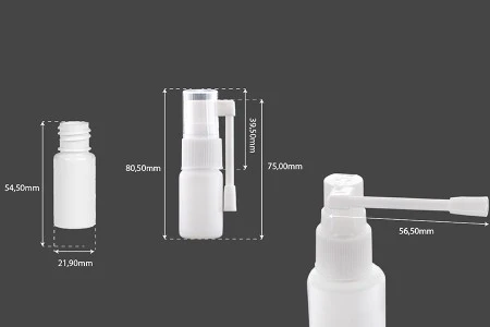 Flašica 10mL sa pumpicom i raspršivačem, za dermatološku i farmaceutsku upotrebu - 12 kom-2