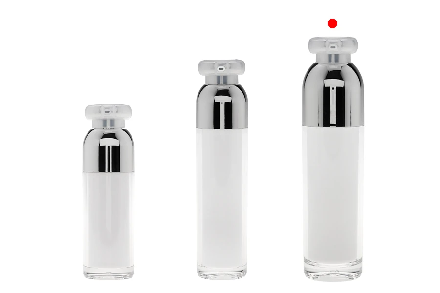 Luksuzna airless akrilna bočica 100mL za kreme sa pumpicom i zaštitnim zatvaračem-grupa_slika