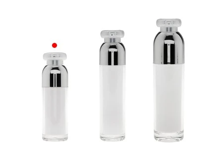 Luksuzna airless akrilna bočica 30mL za kreme sa pumpicom i zaštitnim zatvaračem-6