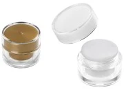Luksuzna akrilna okrugla kutijica od 5mL sa unutrašnjom zaptivkom u zatvaraču i plastičnim međupoklopcem - 12 komada Luksuzna akrilna okrugla kutijica od 5mL sa unutrašnjom zaptivkom u zatvaraču i plastičnim međupoklopcem - 12 komada
