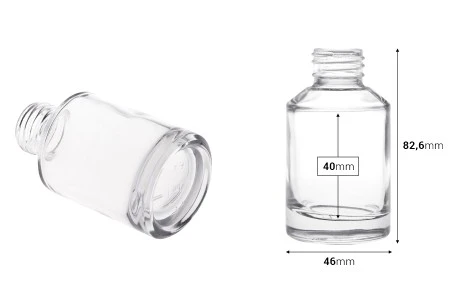 Staklena cilindrična flaša od 50mL-2