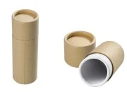 Cilindrična braon kartonska kutijica 36x102mm za bočice (bela iznutra) - 12 kom Cilindrična braon kartonska kutijica 36x102mm za bočice (bela iznutra) - 12 kom