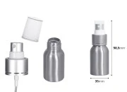 Aluminijumska flaša 30mL sa sprejom i plastičnim zatvaračem - 10 kom
