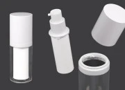 Dopunjiva plastična Airless flašica od 15 mL za kreme, sa spoljnim akrilnim kućištem Dopunjiva plastična Airless flašica od 15 mL za kreme, sa spoljnim akrilnim kućištem