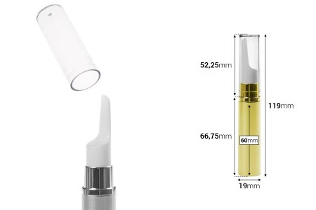 Airless bočica 10mL za serum u dve boje, sa zatvaračem - 12 kom-2