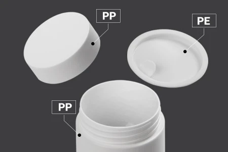 Plastična bela kutijica od 15mL sa duplim dnom i unutrašnjom zaptivkom na poklopcu-6