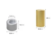 Set - aluminijumski prsten i poklopac za pipete od 5 do 100mL Set - aluminijumski prsten i poklopac za pipete od 5 do 100mL