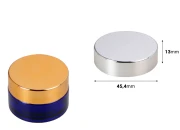 Plastični zatvarač sa aluminijumskom presvlakom i unutrašnjom zaptivkom za teglice od 20 mL Plastični zatvarač sa aluminijumskom presvlakom i unutrašnjom zaptivkom za teglice od 20 mL