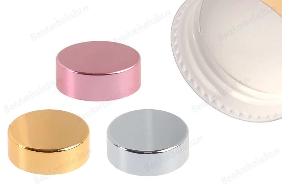 Plastični zatvarač sa aluminijumskim premazom i unutrašnjom zaptivkom, za teglice 5mL i 10mL-slika_proizvoda