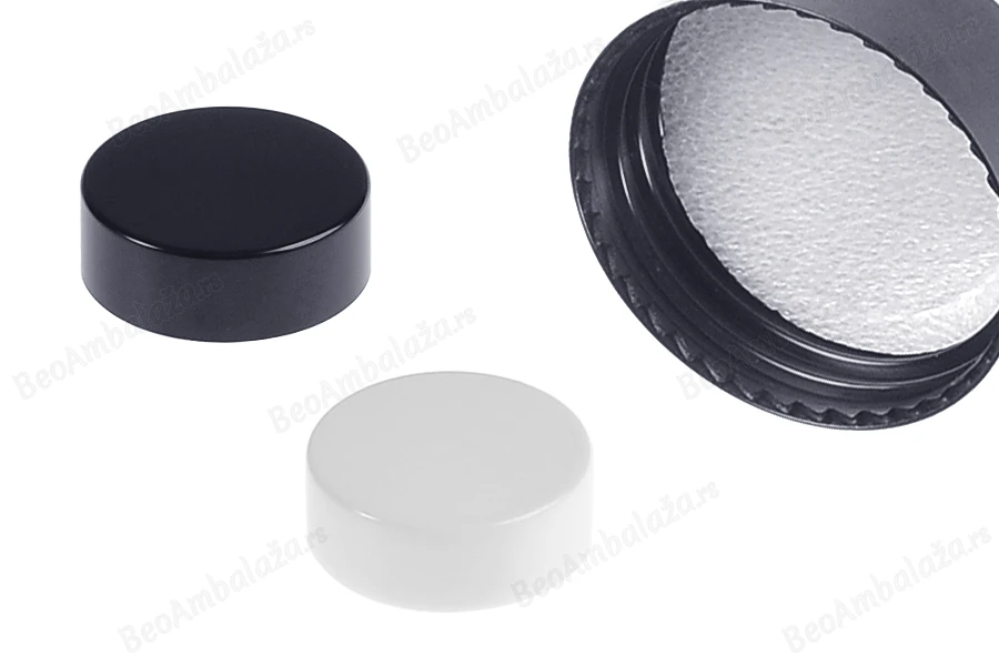 Plastični zatvarač sa  unutrašnjom zaptivkom za teglice 5mL i 10mL-slika_proizvoda