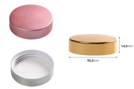 Plastični zatvarač sa aluminijumskim premazom i unutrašnjom zaptivkom-2