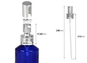 Aluminijumska pumpica PP24 za kreme sa zatvaračem-dimenzije_slike