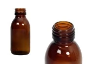 Staklena bočica 100mL za etarska ulja u braon boji, sa grlom PP28 Staklena bočica 100mL za etarska ulja u braon boji, sa grlom PP28
