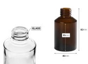 Staklena flašica 60mL sa prečnikom grla PP24 Staklena flašica 60mL sa prečnikom grla PP24