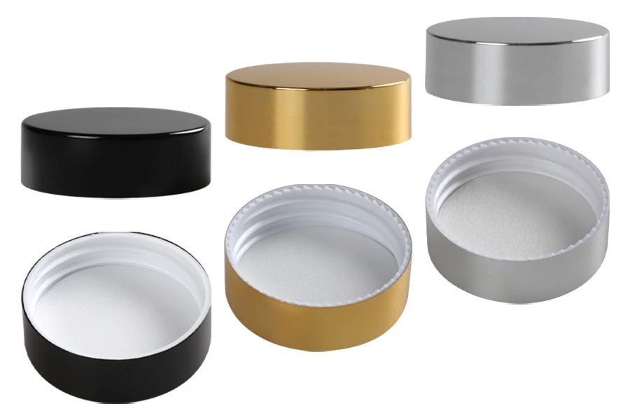 Plastični zatvarač sa aluminijumskim premazom i unutrašnjom zaptivkom za teglice 30mL Plastični zatvarač sa aluminijumskim premazom i unutrašnjom zaptivkom za teglice 30mL-