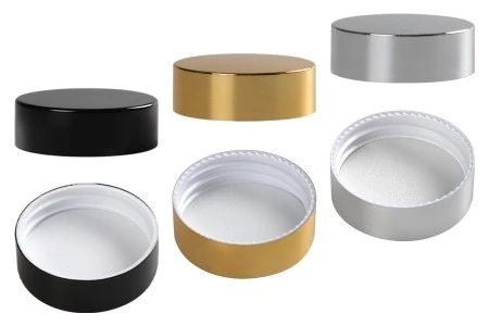 Plastični zatvarač sa aluminijumskim premazom i unutrašnjom zaptivkom za teglice 50mL-3