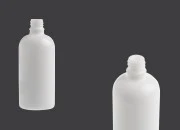 Bela staklena bočica za etarska ulja 100mL, sa grlom PP18 - bez zatvarača Bela staklena bočica za etarska ulja 100mL, sa grlom PP18 - bez zatvarača