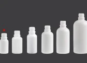 Staklena bočica 10mL za etarska ulja u beloj boji, sa grlom PP18-grupa_slika