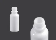 Bela staklena bočica za etarska ulja 20mL, sa grlom PP18 - bez zatvarača Bela staklena bočica za etarska ulja 20mL, sa grlom PP18 - bez zatvarača
