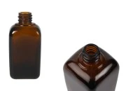 Staklena karamel bočica za etarska ulja 100mL, sa grlom PP18-slika_proizvoda