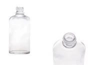 Staklena ovalna providna bočica za etarska ulja 50mL, sa grlom PP18-slika_proizvoda