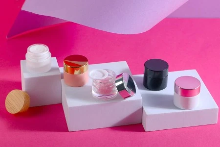 Staklena peskirana providna teglica 10mL za kreme - bez zatvarača-3