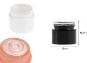 Staklena teglica 10mL za kreme u različitim bojama - bez zatvarača Staklena teglica 10mL za kreme u različitim bojama - bez zatvarača