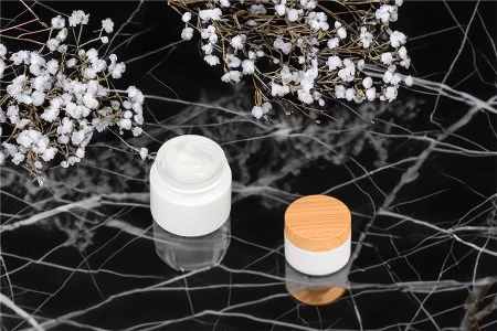 Staklena teglica za kreme 30mL u beloj boji - bez zatvarača-3