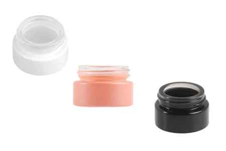 Staklena teglica 5mL za kreme u različitim bojama - bez zatvarača-1