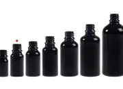 Staklena crna bočica za etarska ulja 10mL, sa grlom PP18 Staklena crna bočica za etarska ulja 10mL, sa grlom PP18-grupa_slika